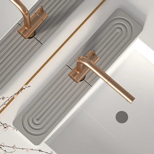 Quick-Dry Faucet Mat