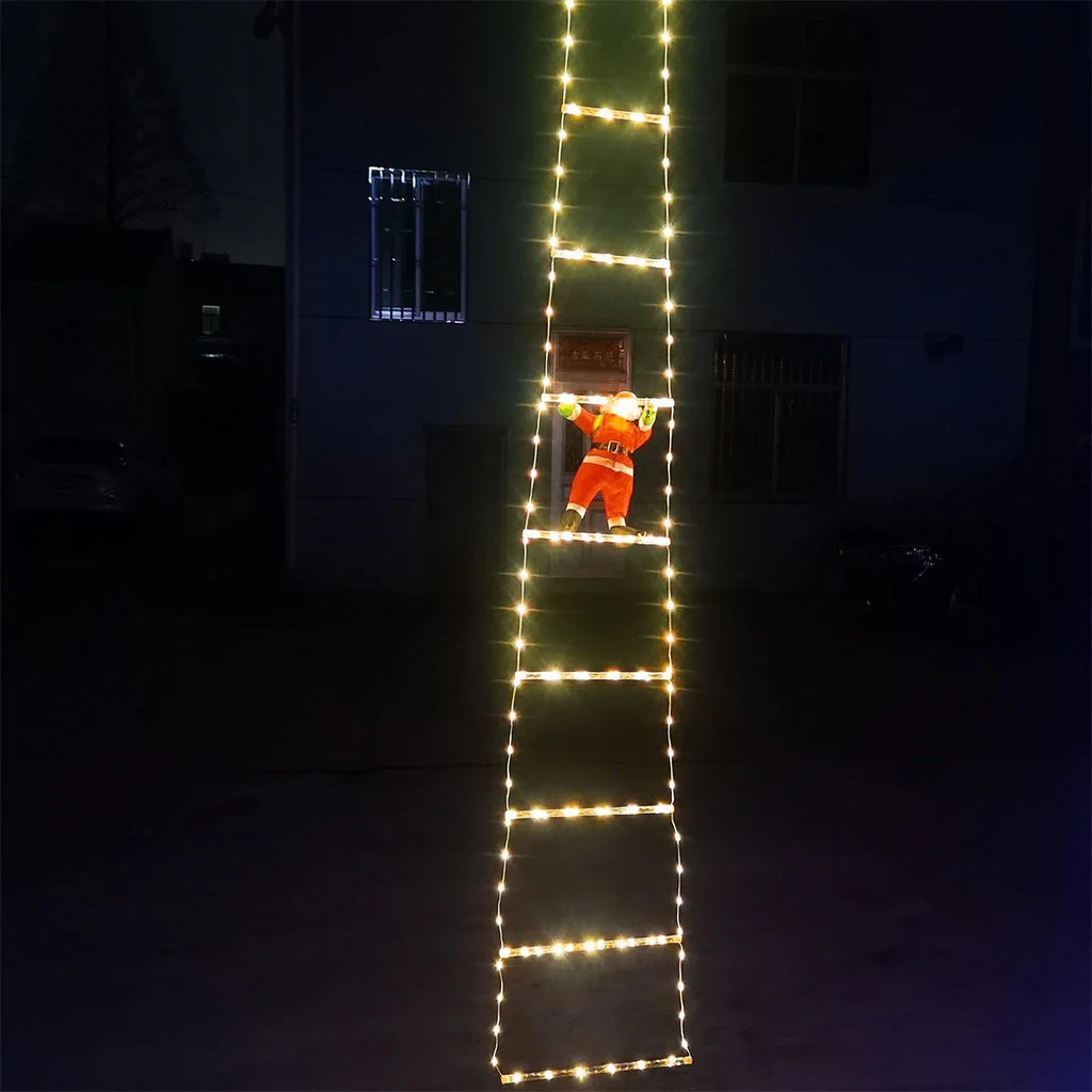 Santa Claus Climbing