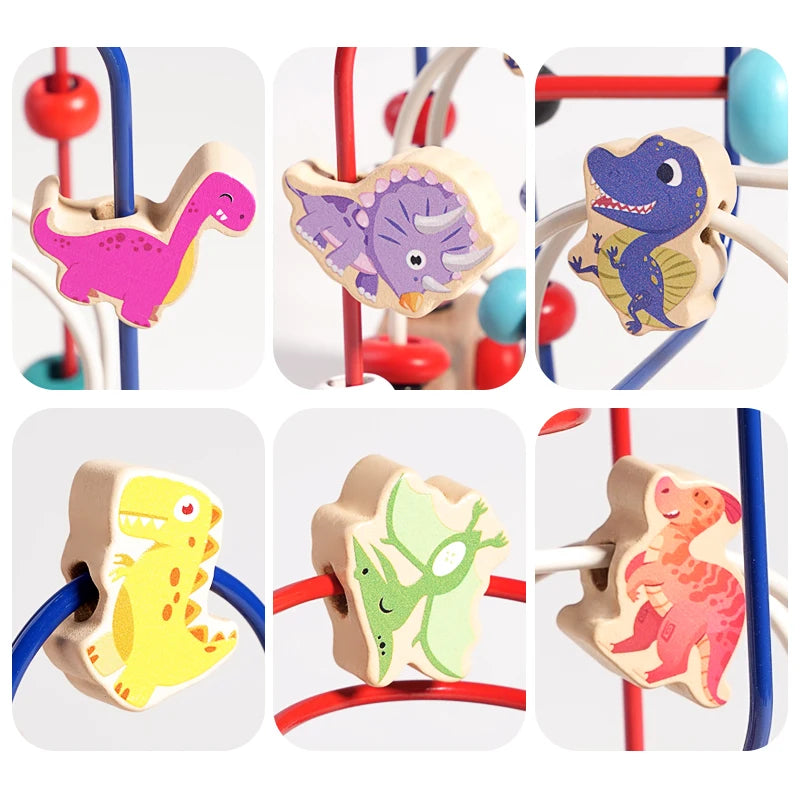 Montessori Wooden Bead Toy