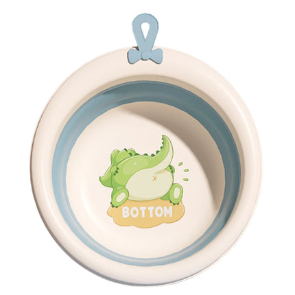 Cute Cartoon Dinosaur Foldable Baby Washbasin