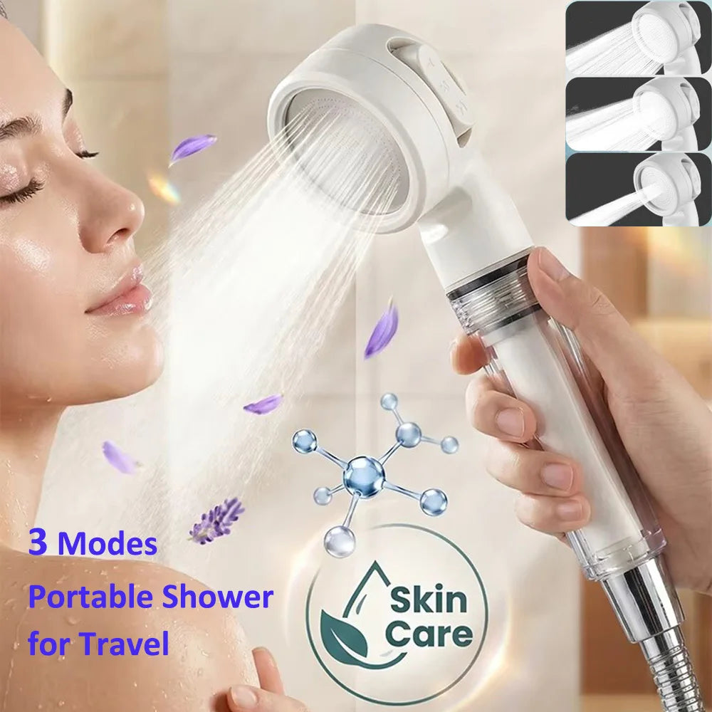 Portable Pressurized Shower Head Filter
