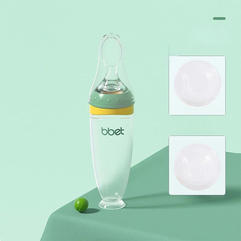 Silicone Baby Food Feeder Spoon