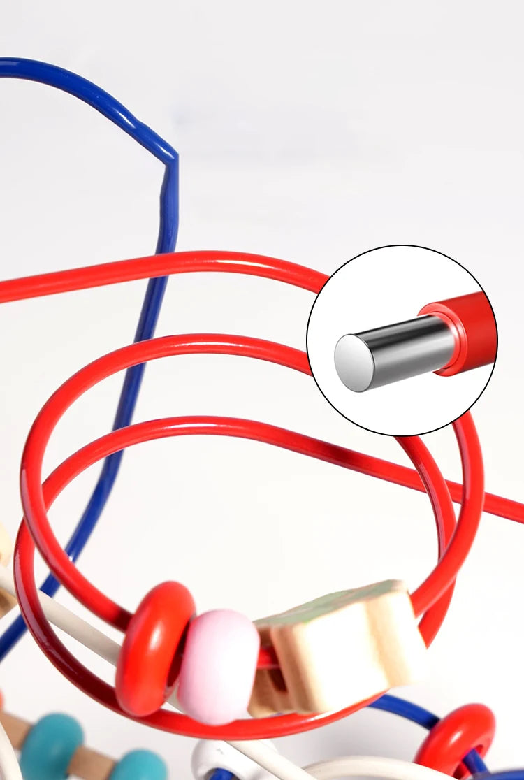 Montessori Wooden Bead Toy