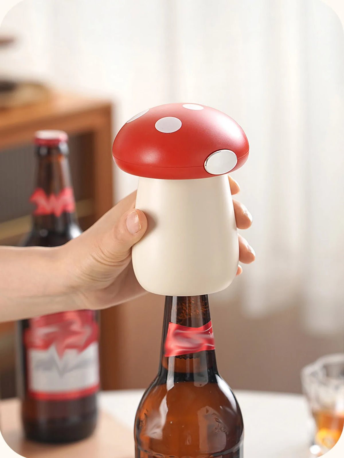 Cute Mushroom Can & Bottle Opener