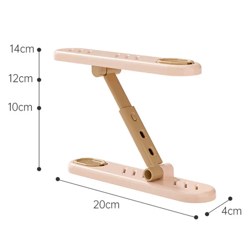 10PCS Double-Layer Shoe Rack Organizer