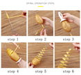 Rotating Potato Spiral Slicer