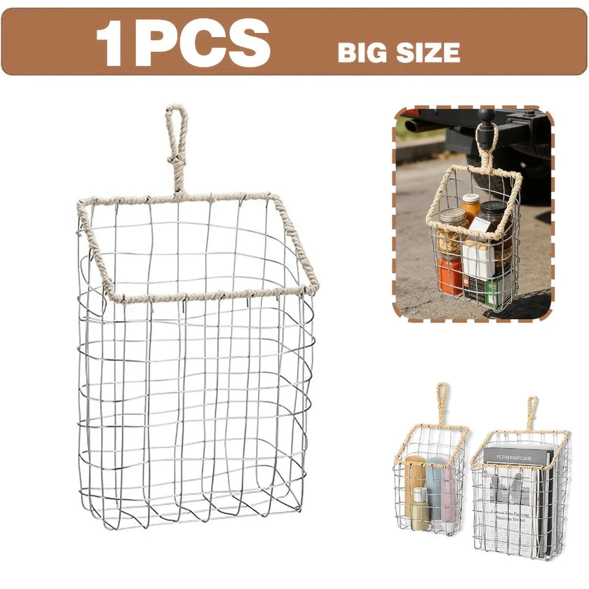 Wall Hanging Wire Basket