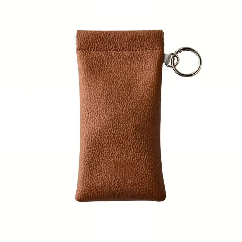 Portable Leather Eyewear Case