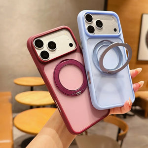 Matte Magnetic Ring Case for iPhone 17/18 Pro Max