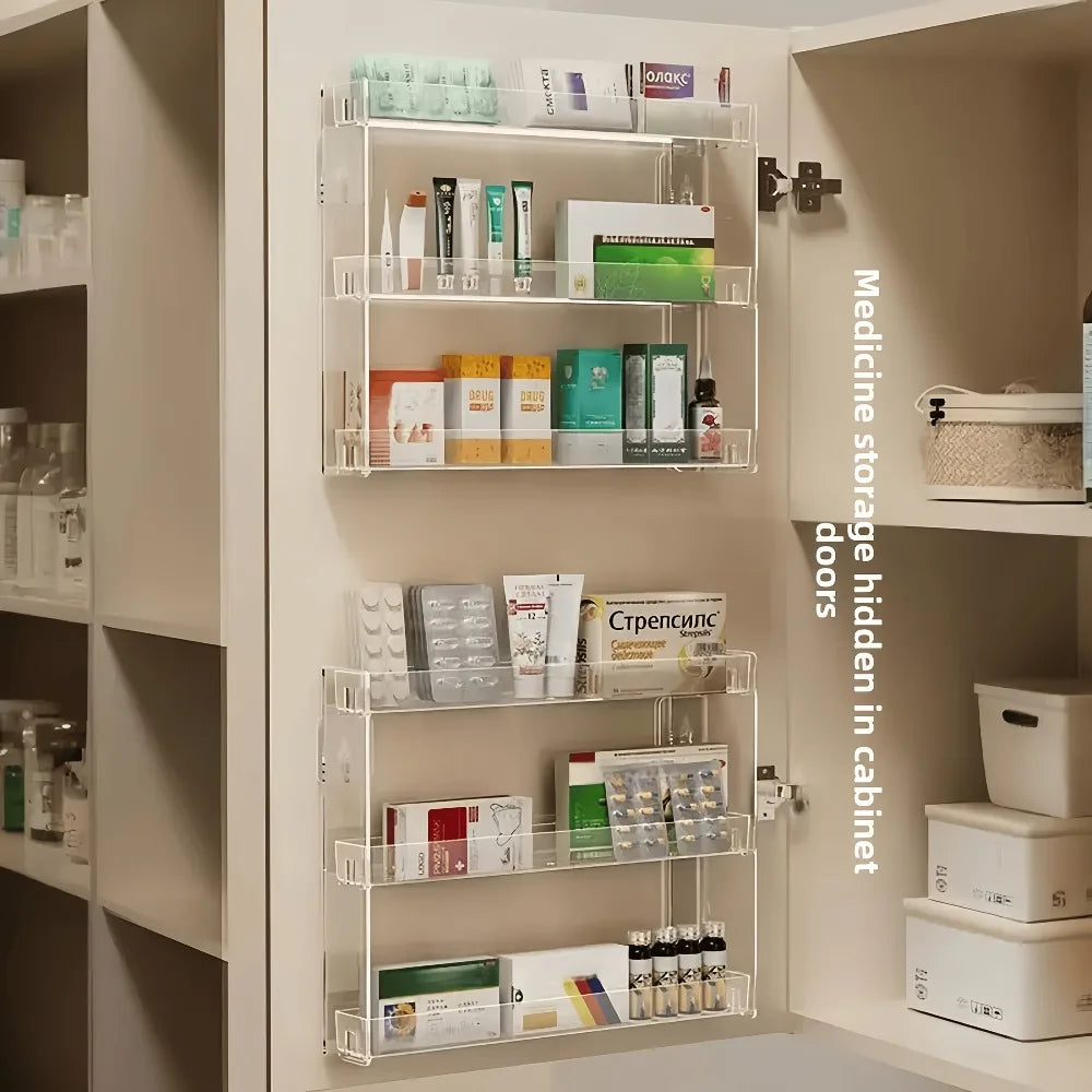 No-Drill 3-Tier Acrylic Rack