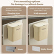 Wall-Mounted Kitchen Trash Bin with Lid