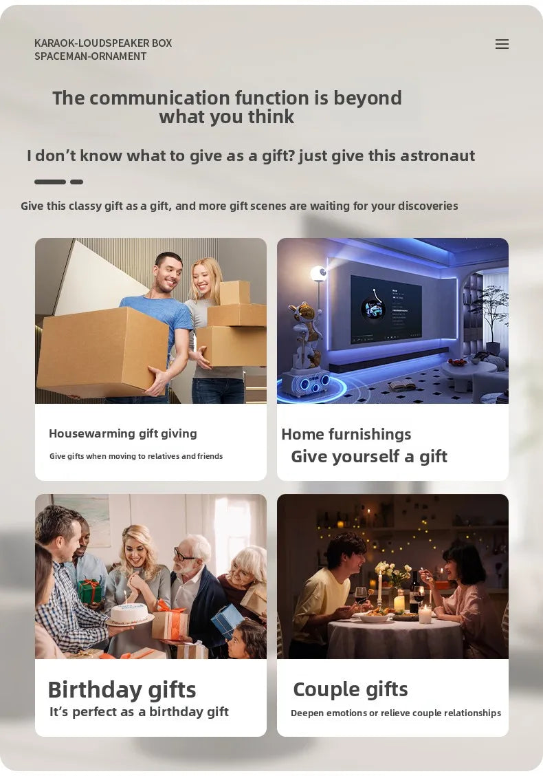 Karaoke Rabbit Astronaut Statue