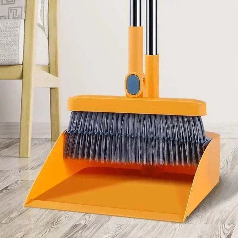 Foldable Broom & Dustpan Set
