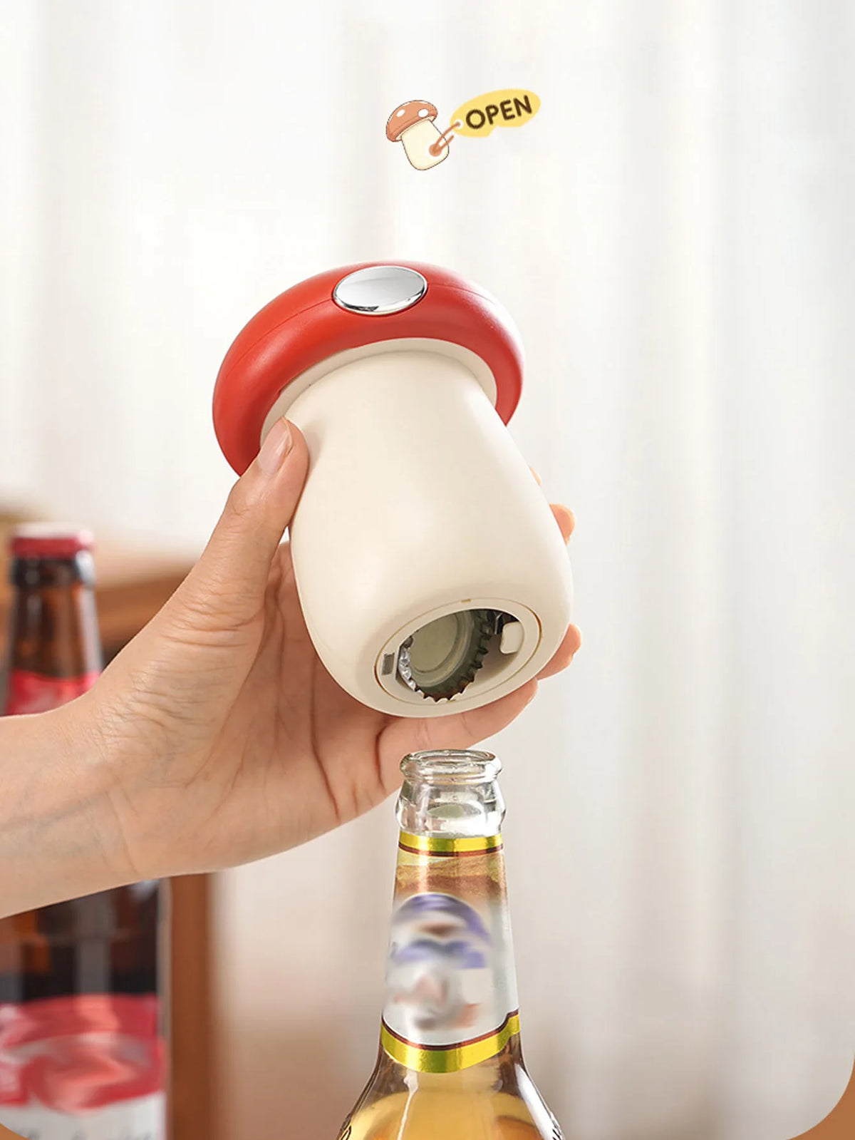 Cute Mushroom Can & Bottle Opener