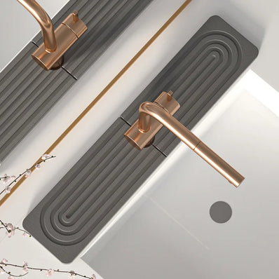Quick-Dry Faucet Mat