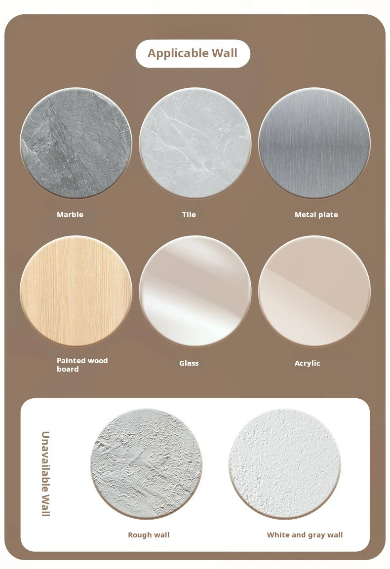 Ripple Suction Cup Bathroom Organizer