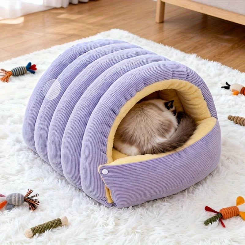 Winter Warm Cat Bed