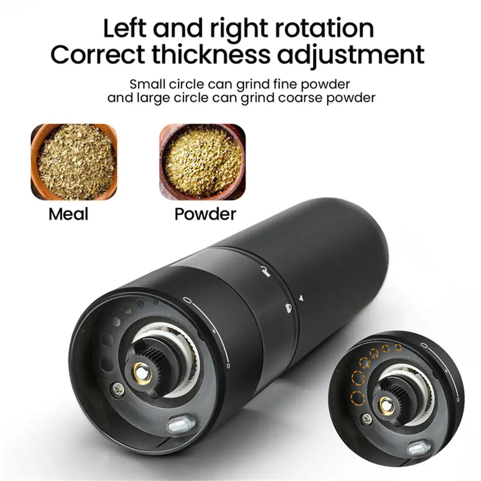 Rechargeable Electric Salt & Pepper Grinder Set