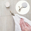 Stainless Steel Retractable Towel Clip (No-Drill)