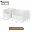 2 PCS Expandable Plastic Storage Box