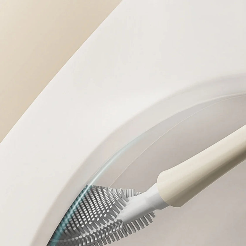 Wall-Mounted Toilet Brush & Holder