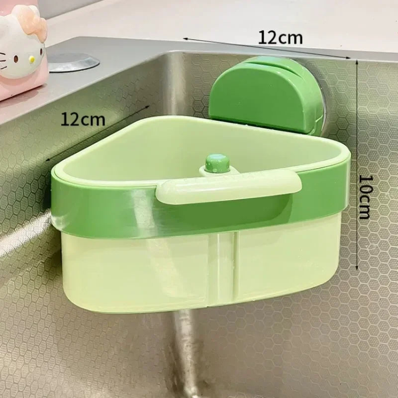Corner Kitchen Sink Strainer Basket