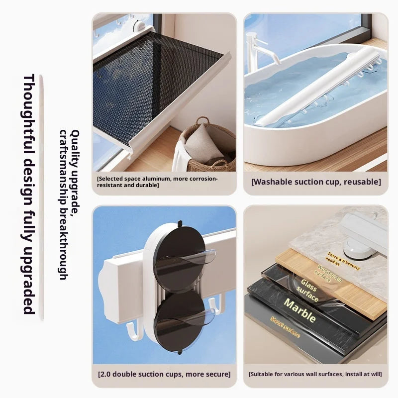 Suction Closet Rack