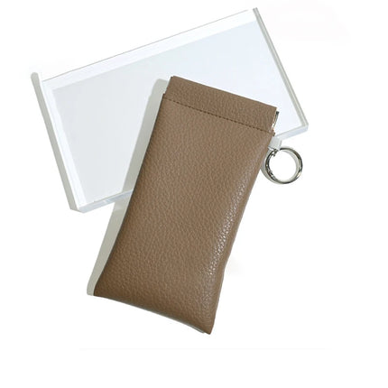 Portable Leather Eyewear Case