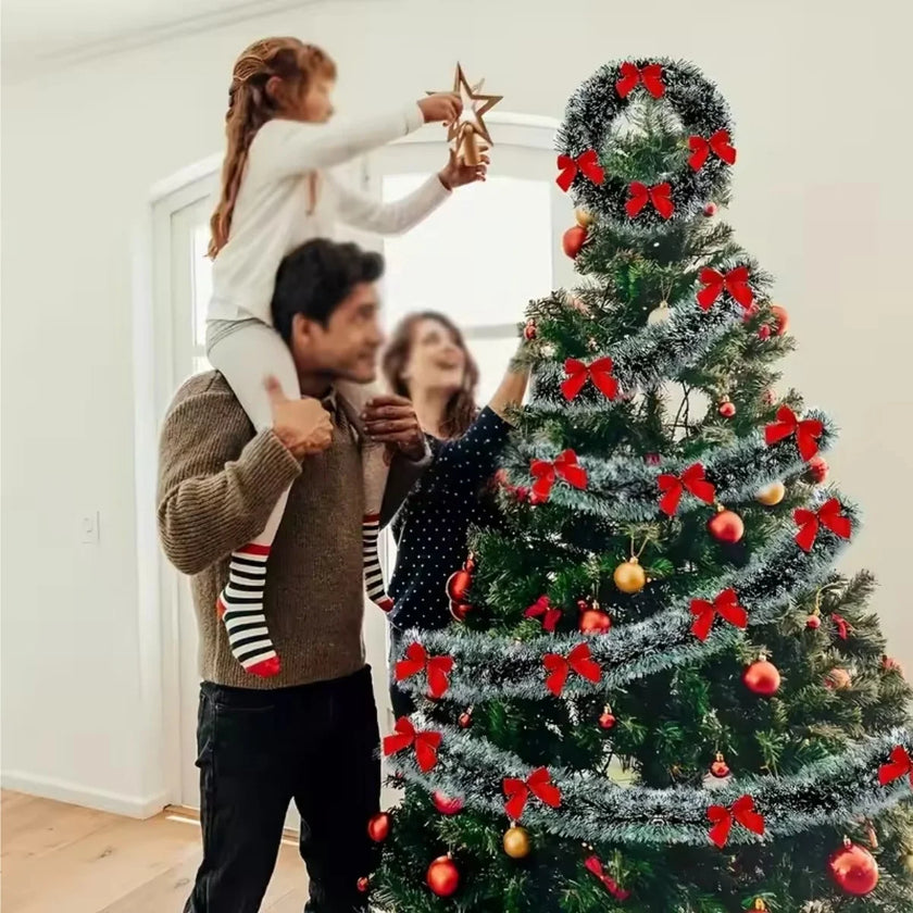 Christmas Tinsel Ribbons