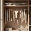 2/4/8Pcs V-Shape Hanger Organizer