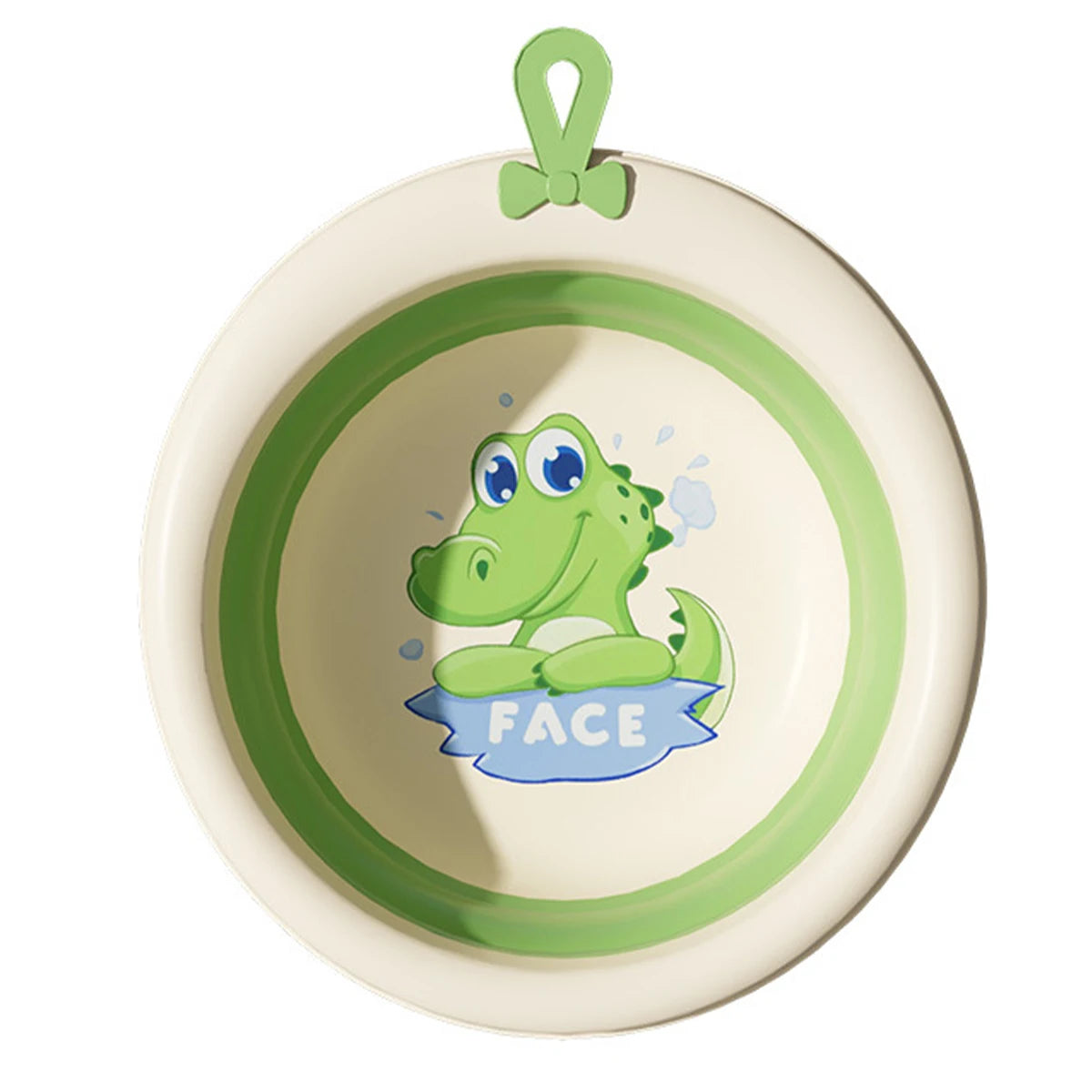 Cute Cartoon Dinosaur Foldable Baby Washbasin