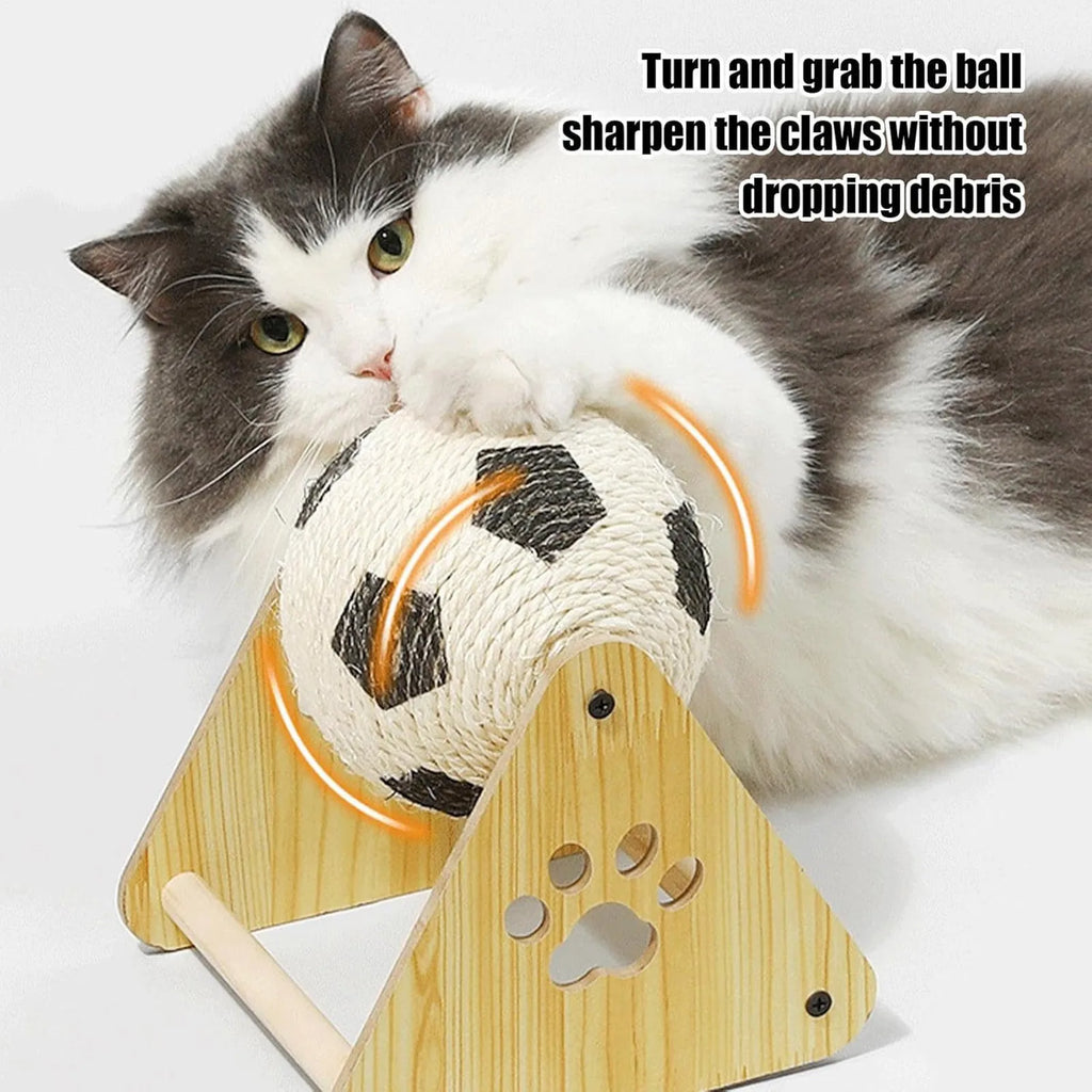 Cat Scratching Ball