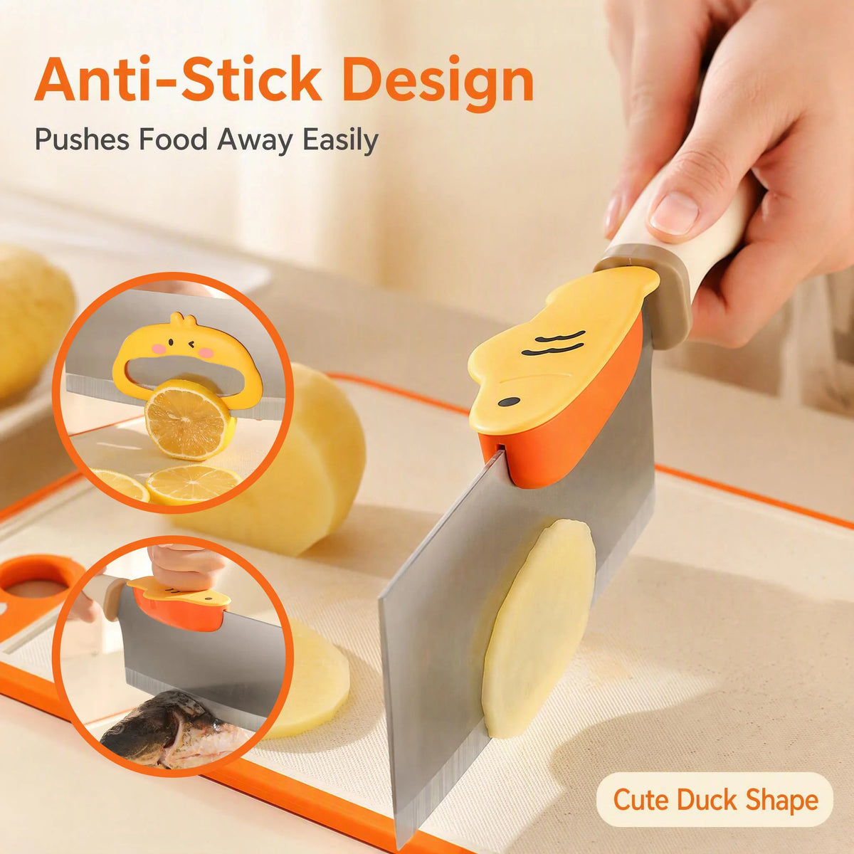 3-in-1 Knife Guard & Food Pusher