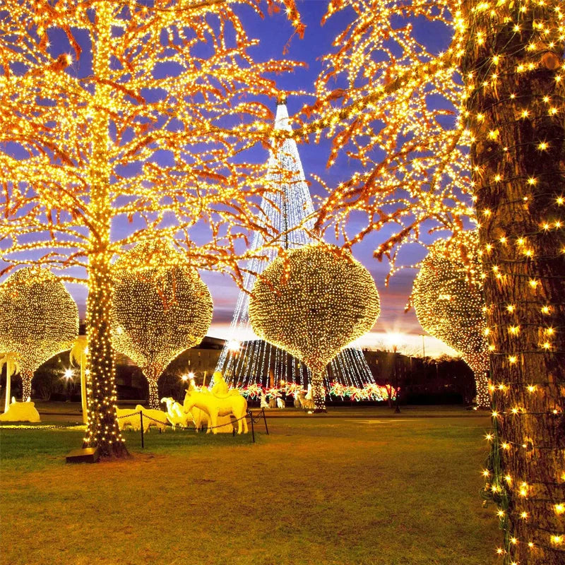 Solar LED Fairy String Lights Outdoor Waterproof