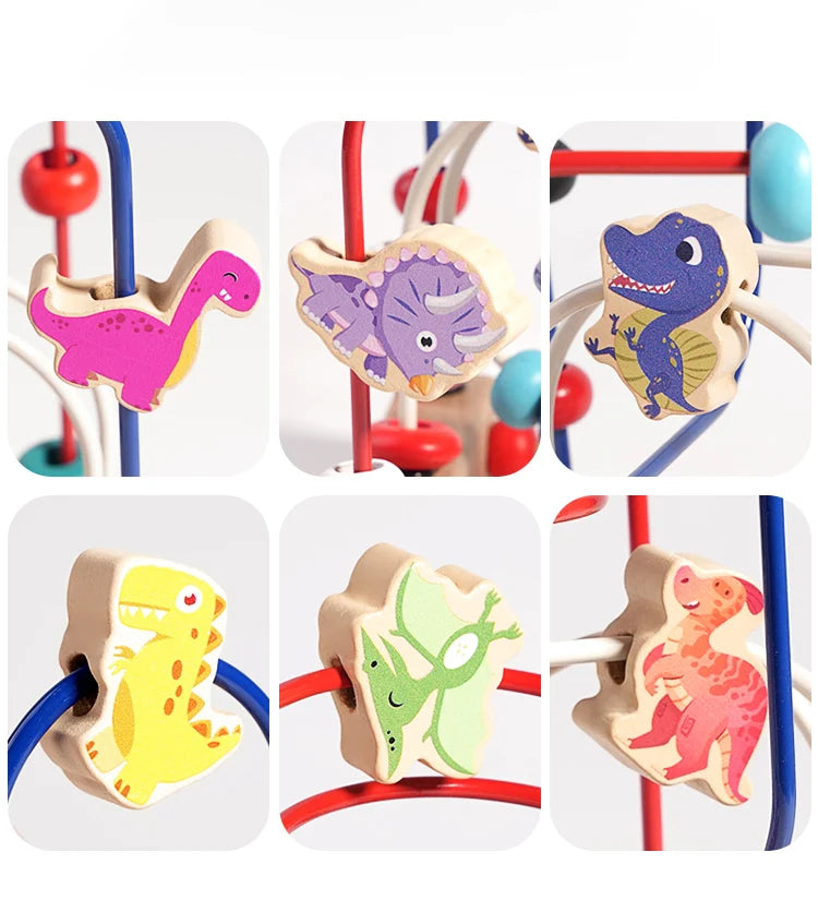 Montessori Wooden Bead Toy
