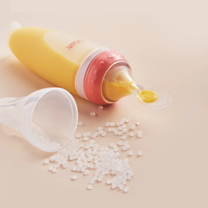 Silicone Baby Food Feeder Spoon