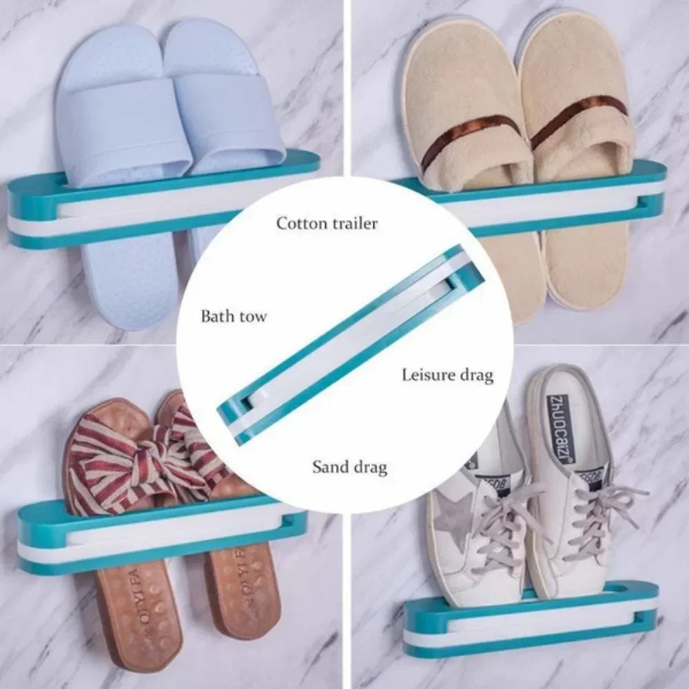 Foldable Waterproof Slipper Rack