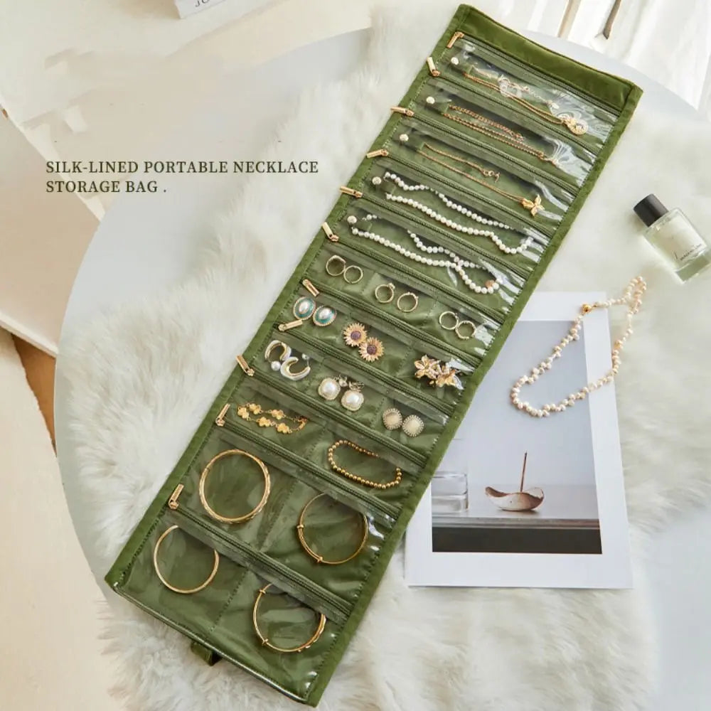 Roll-Up Jewelry Organizer Bag
