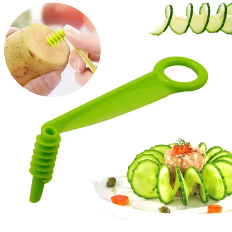 Rotating Potato Spiral Slicer