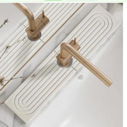 Quick-Dry Faucet Mat