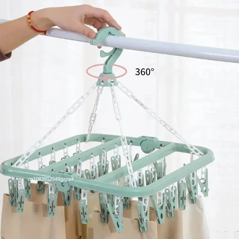 Foldable Clothes Drying Rack