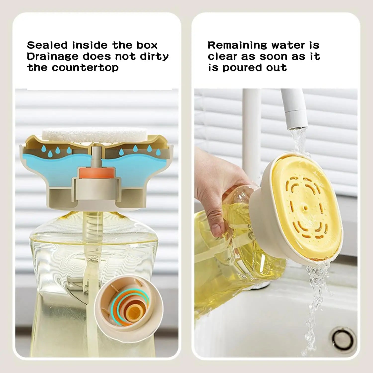 3pc Dishwasher Press Pump Dispenser