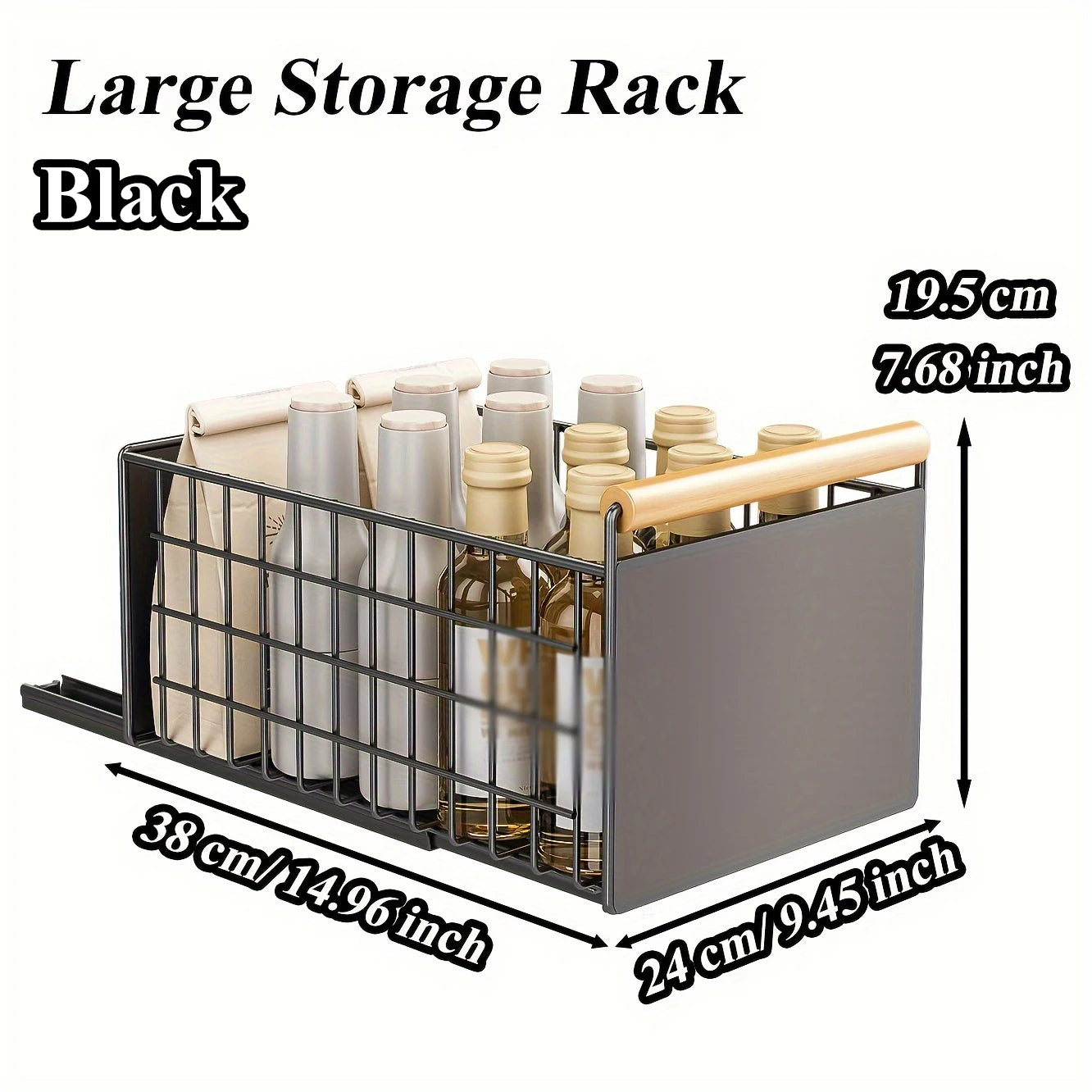 Pull-Out Dish Rack Organizer
