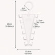 2/4/8Pcs V-Shape Hanger Organizer