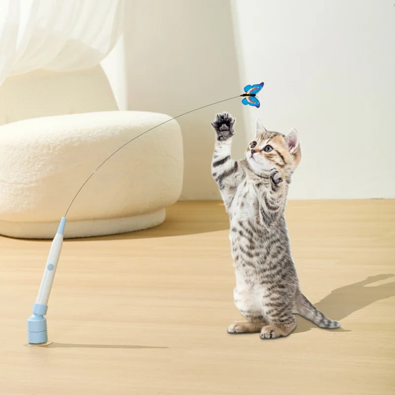 Flying Butterfly Cat Toy