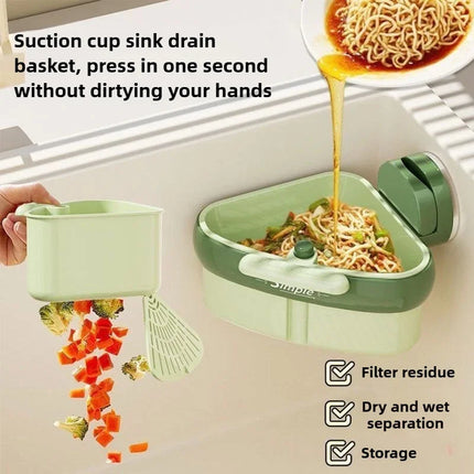 Corner Kitchen Sink Strainer Basket