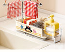 Kitchen Sponge And Towel Drain Rack