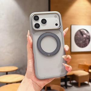 Matte Magnetic Ring Case for iPhone 17/18 Pro Max