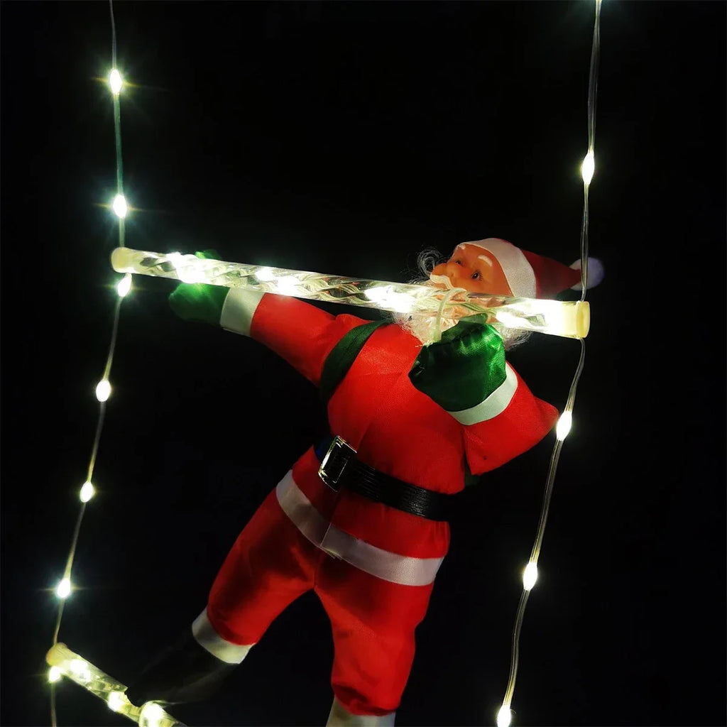 Santa Claus Climbing