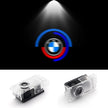 2Pcs 3D LED Car Door Welcome Lights